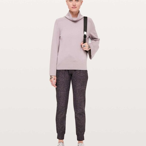 Lululemon Ready To Rulu Pant Updated 29" Heathered Spanish Rose/Black Size 10 - Picture 1 of 12